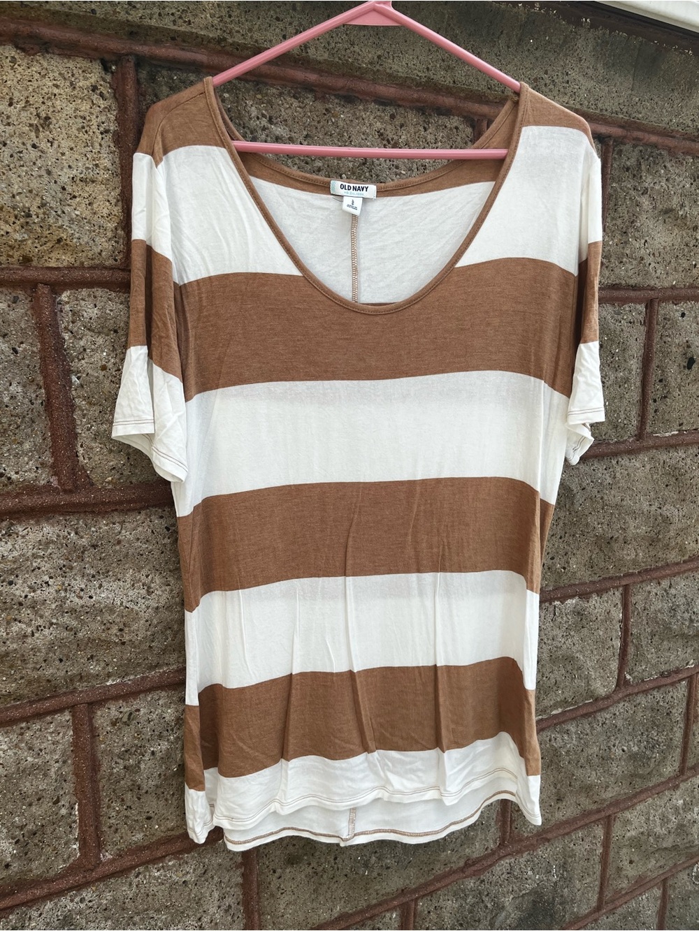 Old navy large women blouse striped